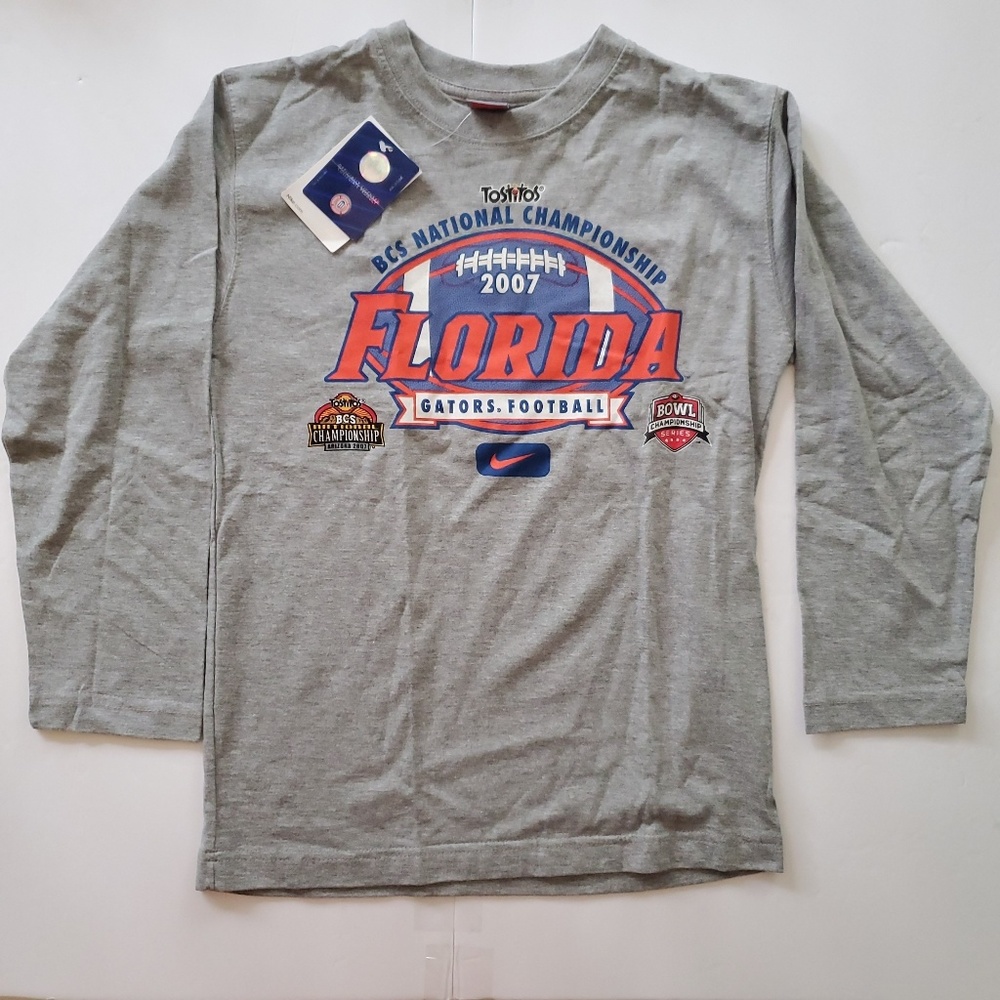 New 2007 NIKE BCS CHAMP FLORIDA GATORS S SHIRT